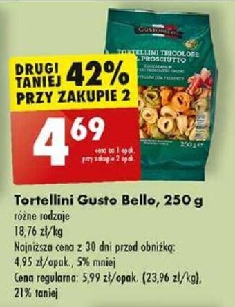 Biedronka Tortellini Gusto Bello, 250 g oferta