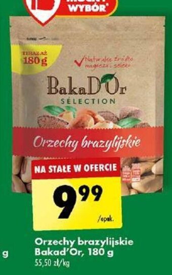 Biedronka Orzechy brazylijskie Bakad'Or, 180 g oferta