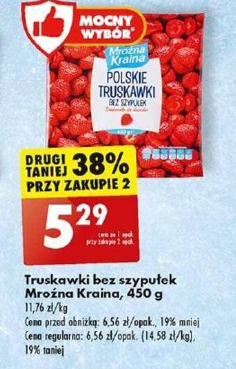 Biedronka Truskawki bez szypułek Mroźna Kraina, 450 g oferta