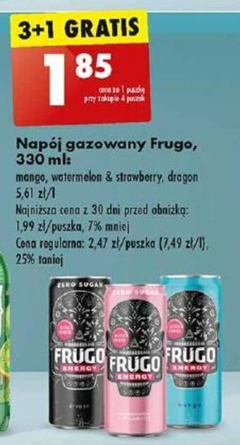 Biedronka Napój gazowany Frugo, 330 ml oferta