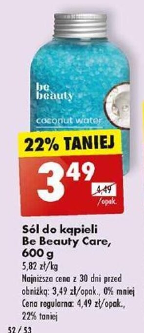 Biedronka Sól do kąpieli Be Beauty Care, 600 g oferta