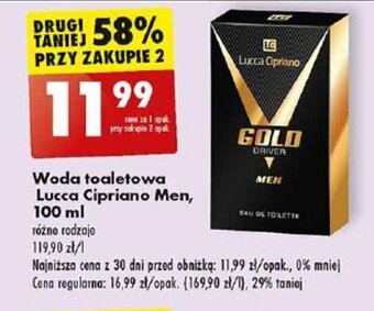 Biedronka Woda toaletowa Lucca Cipriano Men, 100 ml oferta