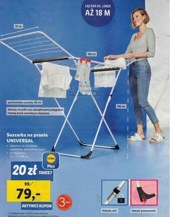 Lidl Suszarka na pranie UNIVERSAL oferta