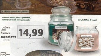 Lidl LIVARNO home Świeca zapachowa oferta