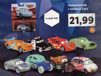 Samochodzik z kolekcji Cars