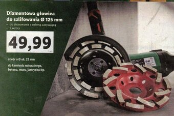 Lidl PARKSIDE Diamentowa głowica do szlifowania oferta