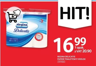 Selgros Regina Delicatis papier toaletowy 9 rolek oferta