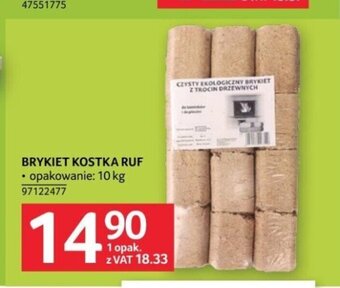 Selgros BRYKIET KOSTKA RUF 10kg oferta