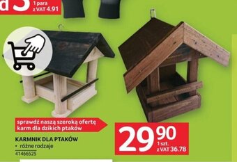 Selgros Karmnik dla ptaków różne rodzaje oferta