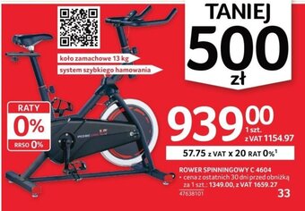 Selgros ROWER SPINNINGOWY C 4604 oferta