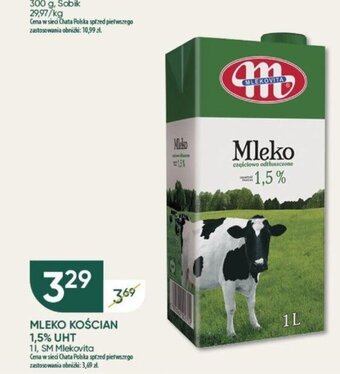 Chata Polska MLEKO KOŚCIAN 1,5% UHT 1l oferta