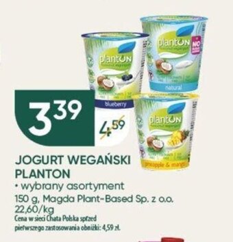 Chata Polska JOGURT WEGAŃSKI PLANTON 150 g, Magda Plant-Based oferta