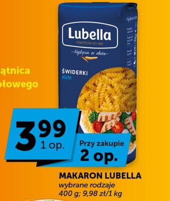 Groszek MAKARON LUBELLA 400 g oferta