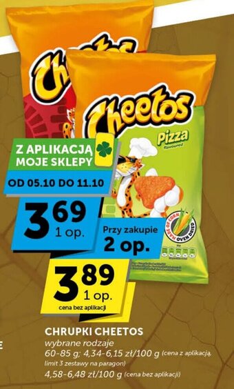 Groszek CHRUPKI CHEETOS 60-85g oferta