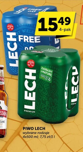 Groszek PIWO LECH 4x500 ml oferta
