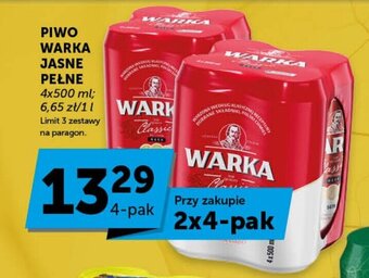 Groszek PIWO WARKA JASNE PEŁNE 4x500 ml oferta