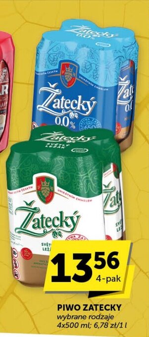 Groszek PIWO ZATECKY 4x500 ml oferta