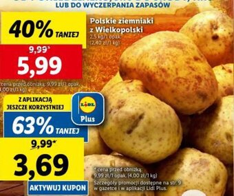 Polskie ziemniaki z Wielkopolski 2,5 kg