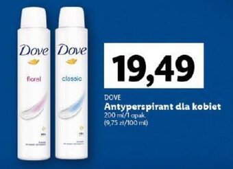 Lidl DOVE Antyperspirant dla kobiet 200 ml oferta