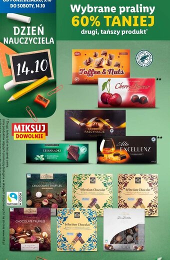 Lidl Wybrane praliny oferta