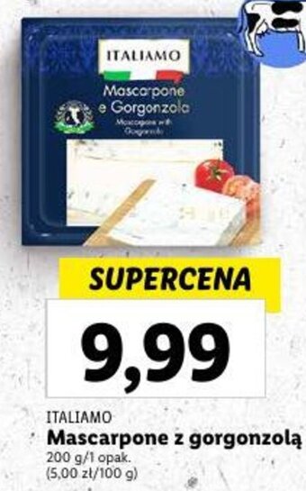 Lidl ITALIAMO Mascarpone z gorgonzolą 200 g oferta