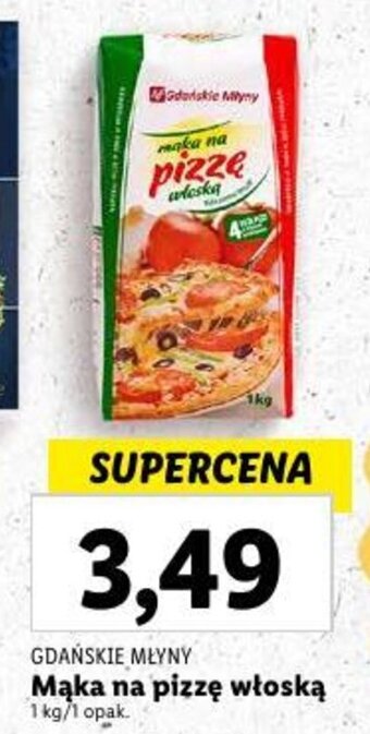 Lidl GDAŃSKIE MŁYNY Mąka na pizzę włoską 1 kg oferta
