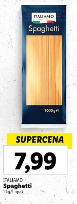 Lidl ITALIAMO Spaghetti 1 kg oferta