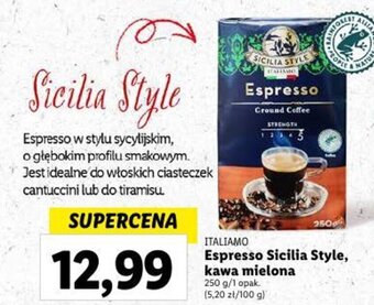 ITALIAMO Espresso Sicilia Style, kawa mielona 250 g