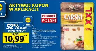 Lidl PILOS Ser carski w plastrach, XXL 500 g oferta