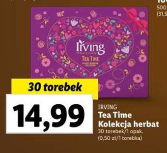 IRVING Tea Time Kolekcja herbat 30 torebek