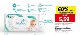 Lidl LUPILU Chusteczki nawilżane 50 szt oferta