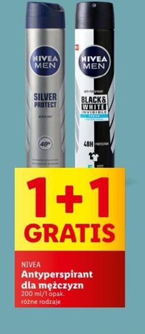 Lidl NIVEA Antyperspirant dla mężczyzn 200 ml oferta