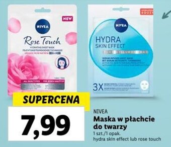 Lidl NIVEA Maska w płachcie do twarzy oferta