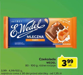 Carrefour Czekolada WEDEL 80 - 100g oferta