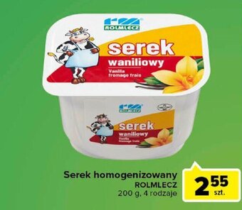 Carrefour Serek homogenizowany ROLMLECZ 200 g oferta