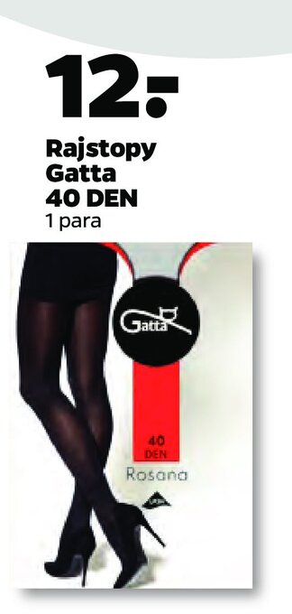 Netto Rajstopy 40 den rosana oferta