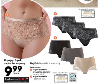 Biedronka Majtki damskie z koronką s-xl oferta