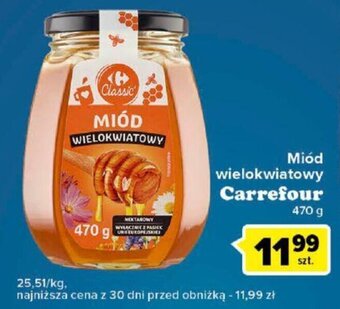 Carrefour Miód wielokwiatowy Carrefour 470g oferta