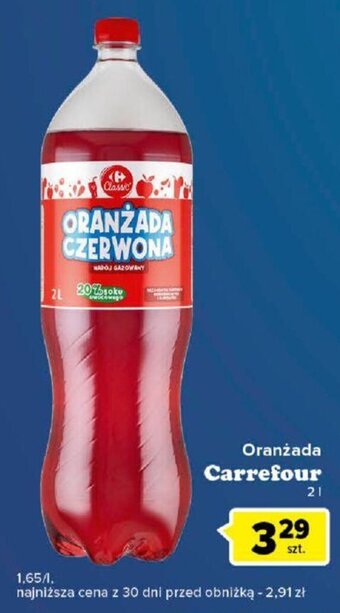 Carrefour Oranżada Carrefour 2l oferta