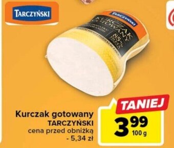 Carrefour Kurczak gotowany TARCZYŃSKI 100g oferta