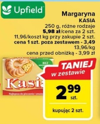 Carrefour Margaryna KASIA 250g oferta