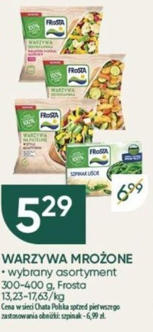 Chata Polska WARZYWA MROŻONE oferta