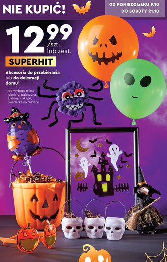 Biedronka Balony halloween oferta