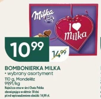 Chata Polska BOMBONIERKA MILKA 110 g oferta