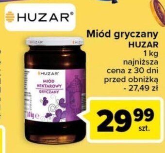 Carrefour Miód gryczany HUZAR 1kg oferta
