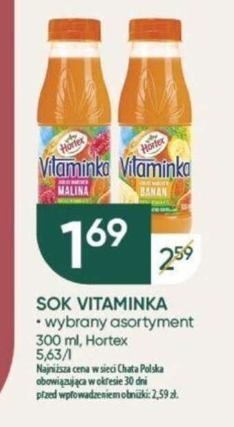 Chata Polska SOK VITAMINKA 300 ml oferta