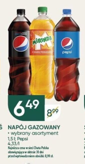Chata Polska NAPÓJ GAZOWANY 1,5 l oferta