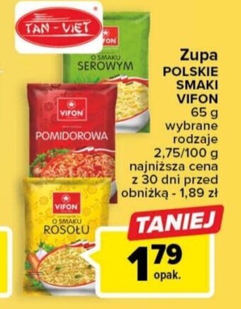 Carrefour Zupa POLSKIE SMAKI VIFON 65 g oferta