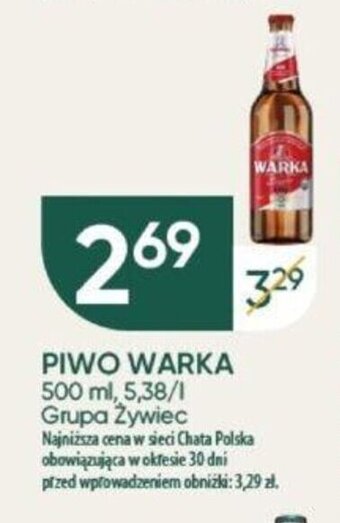 Chata Polska PIWO WARKA 500 ml oferta