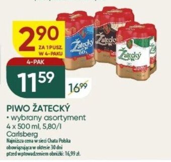 Chata Polska PIWO ŽATECKÝ 4 x 500 ml oferta